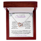 Soulmate (Purple Card) - Interlocking Heart Necklace
