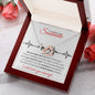 To My Beautiful Soulmate (Locked in Love) - Interlocking hearts necklace