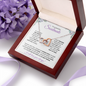Soulmate (Purple Card) - Interlocking Heart Necklace