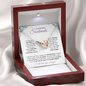 Soulmate (Purple Card) - Interlocking Heart Necklace