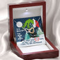 To My Sexy Wife : You Stole My Heart (Grinch Christmas) - Interlocking Hearts Necklace
