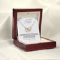 To My Amazing Sister (Purple) - Interlocking Hearts Necklace