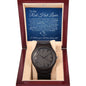 To my Red Hot Lover (Blue Card) - Wooden Watch