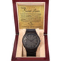 To my Secret Lover (Gold Card) - Wooden Watch