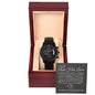 To My Red Hot Lover (Black Card) - Black Chronograph Watch