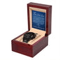 To My Red Hot Lover (Blue Card) - Black Chronograph Watch