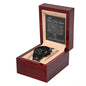 To My Red Hot Lover (Black Card) - Black Chronograph Watch
