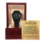 Son-in-Law (Gold Card) - Black Chronograph Watch
