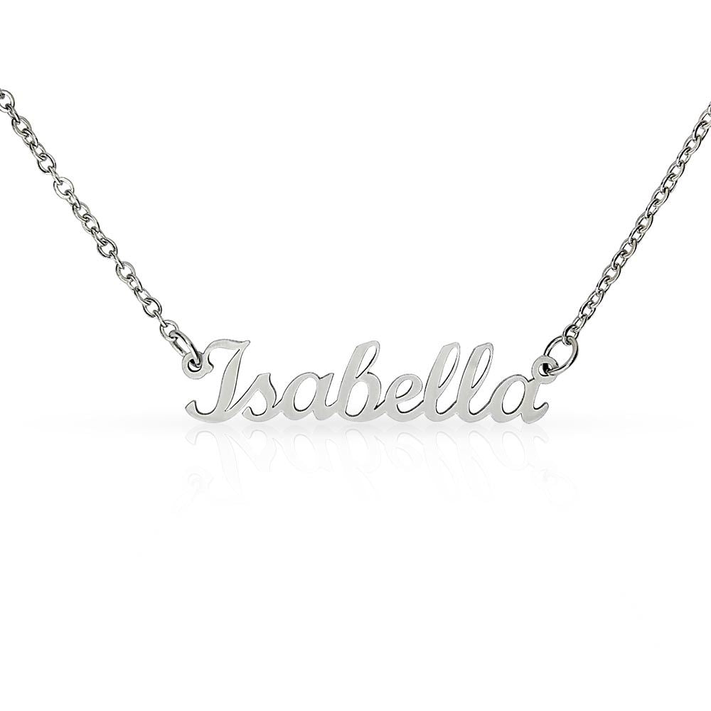 Custom Name Necklace (No Message Card) For daughter, granddaughter, sister, mother, aunt, niece, cousin, bestie, best friend, grandmother, wife, future wife, fiancé, lover, girlfriend - Custom Name Necklace