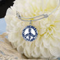 Peace (Mom, Mother, Mum, Grandmother, daughter, granddaughter, sister, aunt, best friend, cousin) - Bangle