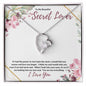To My Secret Lover (Burgundy Card) - Forever Love Necklace