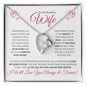 To My Beautiful Wife (Valentine Corner Hearts) - Forever Love Necklace
