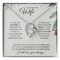 Wife - (Christmas Spruce Card) - Forever Love Necklace