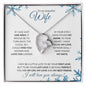 Wife (Snowflake Christmas Card) - Forever Love Necklace