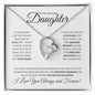 To My Amazing Daughter (Classic Black & White) - Forever Love Necklace