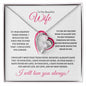 To My Beautiful Wife (Pink Valentine) - Forever Love Necklace