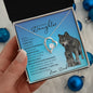 To My Badass Daughter From Dad (Wolf) - Forever Love Necklace