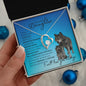 To My Beautiful Daughter - Open Closing (Wolf Theme) - Forever Love Necklace