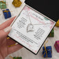 To My Beautiful Granddaughter / Step Granddaughter ( Miraculously my Own) - Forever Love Necklace