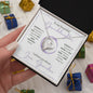Granddaughter (Purple Circle Card) - Forever Love Necklace