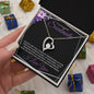 Soulmate (Black / Silver Grid) - Forever Love Necklace