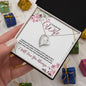 Beautiful Wife - Love & Light (Burgundy) - Forever Love Necklace