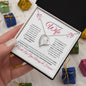 To My Beautiful Wife (Valentine Corner Hearts) - Forever Love Necklace