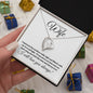 To My Beautiful Wife- Love and Light (Classic Black / White) - Forever Love Necklace