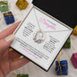 Daughter (Floral Ring Card) - Forever Love Necklace