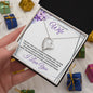 Wife (Silver Grid) - Forever Love Necklace