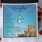 Daughter from Mom (New Lioness Card) - Forever Love Necklace