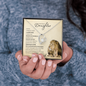 To My Badass Daughter from Dad (Lion Card) - Forever Love Necklace