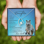 To my Beautiful Daughter (Timberwolf)- Forever Love Necklace
