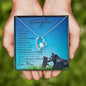 To My Beautiful Daughter from Mom (This MAMA BEAR Card) - Forever Love Necklace