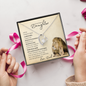 To My Badass Daughter from Dad (Lion Card) - Forever Love Necklace