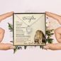 To My Badass Daughter from Dad (Lion Card) - Forever Love Necklace