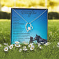To My Beautiful Daughter from Mom (This MAMA BEAR Card) - Forever Love Necklace