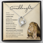 Granddaughter From Grandfather (Lion Card) - Forever Love Necklace