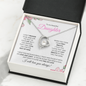Daughter (Pink Card) - Forever Love Necklace