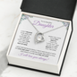 Daughter (Purple Card) - Forever Love Necklace