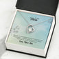 Mom From Son (Aqua Card) - Forever Love Necklace