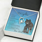 To My Badass Daughter From Dad (Wolf) - Forever Love Necklace