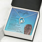 Beautiful Daughter from Mom (Lioness Blue Card)- Forever Love Necklace