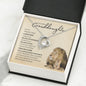 Granddaughter From Grandfather (Lion Card) - Forever Love Necklace