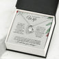Wife - (Christmas Spruce Card) - Forever Love Necklace