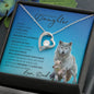 To my Special Daughter (Wolf) - Forever Love Necklace