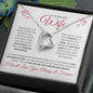 To My Beautiful Wife (Valentine Corner Hearts) - Forever Love Necklace