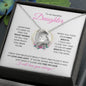 Daughter (Floral Ring Card) - Forever Love Necklace