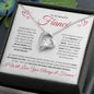 To My Beautiful Fiancé (Hearts) - Forever Love Necklace