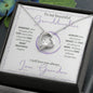 Granddaughter (Purple Circle Card) - Forever Love Necklace